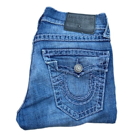 True Religion Jeans Size 29 RICKY SUPER T Blue - Picture 1 of 9